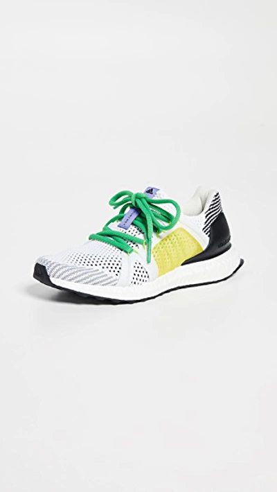 Adidas By Stella Mccartney Ultraboost Trainers In White/black White/lemon