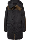 BURBERRY COLOUBLOCK PADDED PARKA