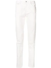 GIVENCHY DISTRESSED STRAIGHT-LEG JEANS