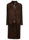 PRADA SINGLE BREASTED COAT,10836644