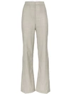 WRIGHT LE CHAPELAIN HIGH-WAISTED WIDE LEG WOOL TROUSERS