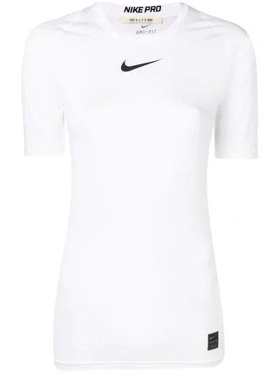 Alyx X Nike Pro Dri合身上衣 In White