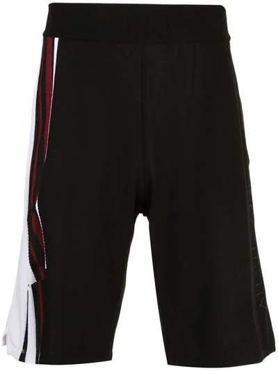 Givenchy Stripe Detail Shorts - 黑色 In Black