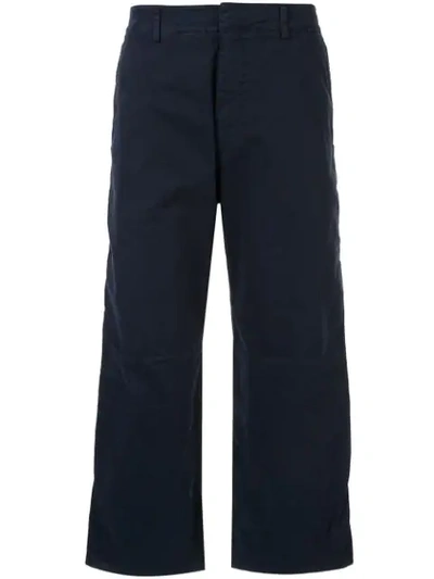 N°21 Nº21 Flared Cropped Trousers - 蓝色 In Blue