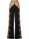 ETRO PRINTED FLARED TROUSERS