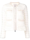 MONCLER CROPPED QUILTED JACKET