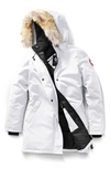 CANADA GOOSE VICTORIA DOWN PARKA WITH GENUINE COYOTE FUR TRIM,3037L