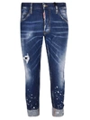DSQUARED2 COOL GUY CROPPED JEANS,10831858