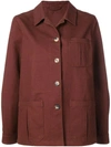 Holland & Holland Pointed Collar Jacket In Brown