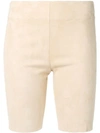 JIL SANDER FITTED HIGH-RISE SHORTS