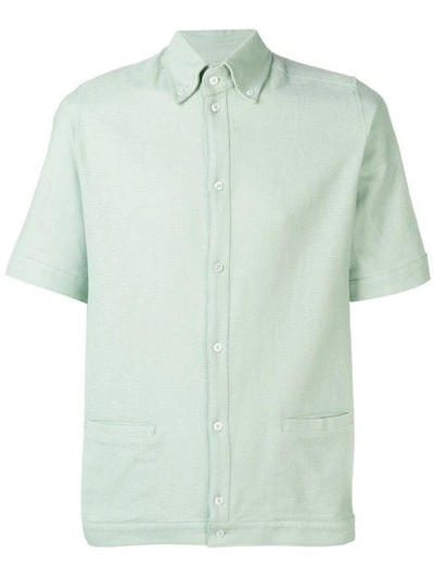 Anglozine Blake Short-sleeve Shirt In Green