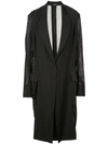 ANN DEMEULEMEESTER OVERSIZED SLEEVE COAT