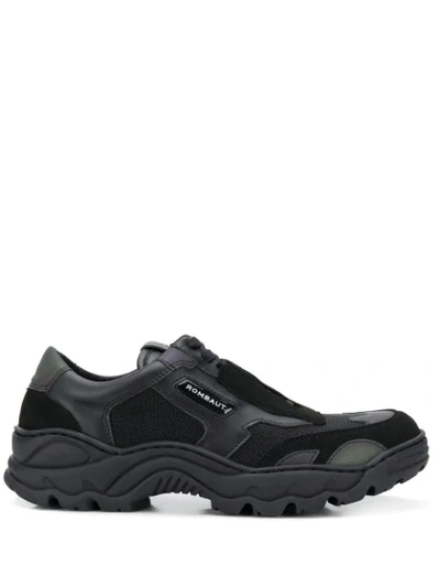 Rombaut Ridged Sole Sneakers - 黑色 In Black