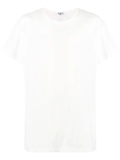 Yohji Yamamoto 超大款圆领t恤 - 白色 In White