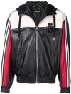 DOLCE & GABBANA COLOUR BLOCK ZIPPED JACKET