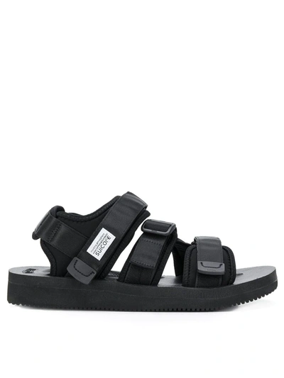 Suicoke Womens Black Polyester Sandals