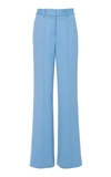 ADAM LIPPES PINTUCK DOUBLE-FACE WOOL RELAXED PANTS,F19504DU