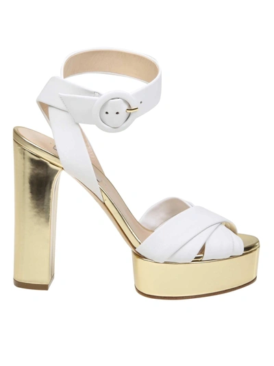 Casadei White Sandals