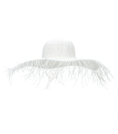 Jacquemus 白色“le Chapeau Riviera”沙滩帽 In White