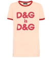 DOLCE & GABBANA 印花棉质T恤,P00353452