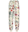 GUCCI Floral-printed jersey trackpants,P00364700