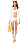 L*space Pacifica Mini Tunic Dress In White