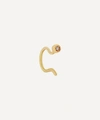 ATELIER VM 18CT GOLD TAPPABUCHI SINGLE DIAMOND EARRING,000616718