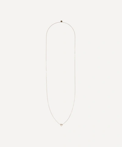 Atelier Vm 9ct Gold Darling Long Heart Pendant Necklace