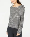 EILEEN FISHER ORGANIC LINEN AND SILK SCOOP-NECK SWEATER