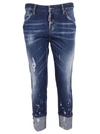 DSQUARED2 COOL GIRL CROPPED JEANS,10838082