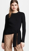 3.1 PHILLIP LIM / フィリップ リム Ribbed Pullover with Waist Tie