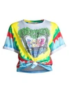 ALICE AND OLIVIA Grateful Dead Tie-Dye Knot Front Tee