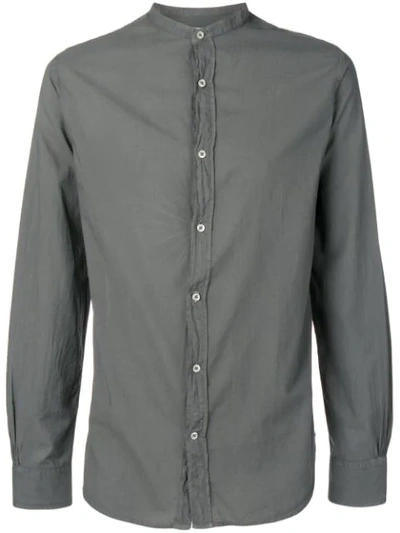 Officine Generale Gaspard Shirt - 灰色 In Smoked Pearl