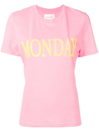 Alberta Ferretti Monday T-shirt - 粉色 In Fucsia