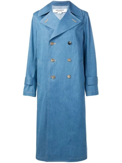 Junya Watanabe Double Breasted Coat - 蓝色 In Blue