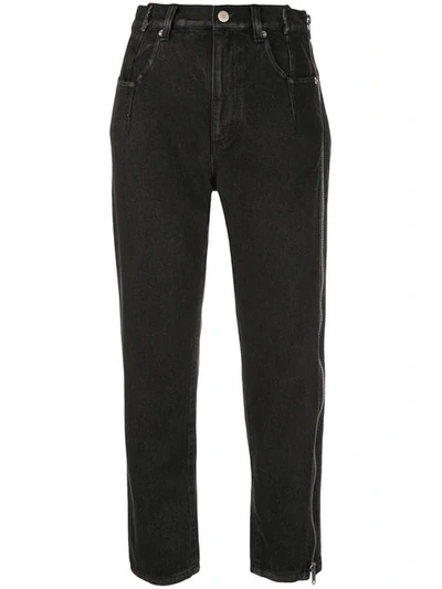 3.1 Phillip Lim Zip-detail Cropped Jeans In Black