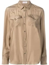 BRUNELLO CUCINELLI FLAP POCKET SHIRT