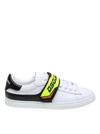 DSQUARED2 SNEAKERS NEW TENNIS IN WHITE LEATHER,10839116