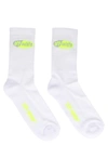 OFF-WHITE OFF-WHITE 'SPLIT LOGO' SOCKS,10839322