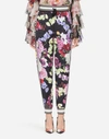 DOLCE & GABBANA PRINTED BROCADE trousers