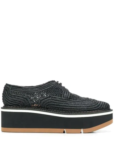 Clergerie Lace Brogues In Black