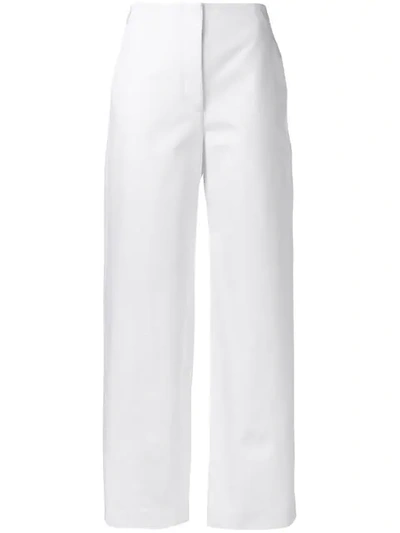 The Row Straight-leg Trousers - 白色 In White