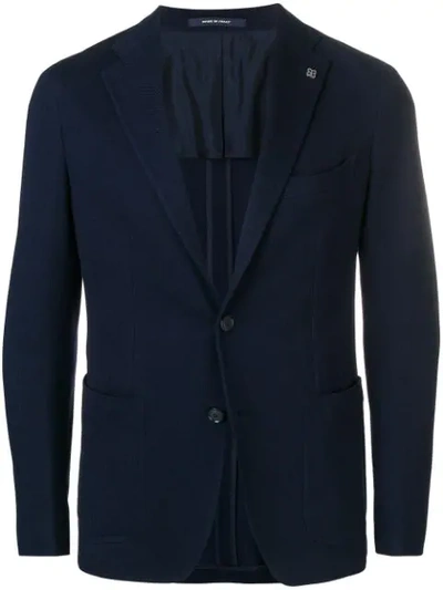 Tagliatore Slim-fit Blazer In Blue