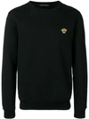 VERSACE JEANS VERSACE JEANS MEDUSA LOGO SWEATSHIRT - 黑色