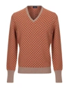 Drumohr Cashmere Blend In Rust