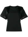 DIESEL BLACK GOLD JERSEY TOP WITH LACE DETAILS