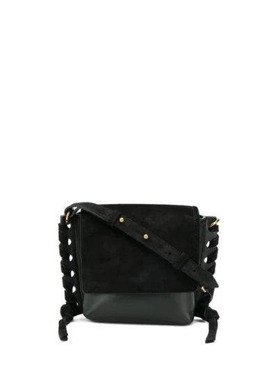 Isabel Marant Asli Leather Shoulder Bag - Black