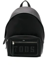 TOD'S TOD'S LOGO BACKPACK - 黑色