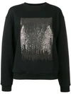 GIVENCHY GIVENCHY SEQUIN PATCH SWEATER - 黑色