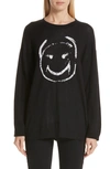 UNDERCOVER FACE JACQUARD SWEATER,UCW4902-2